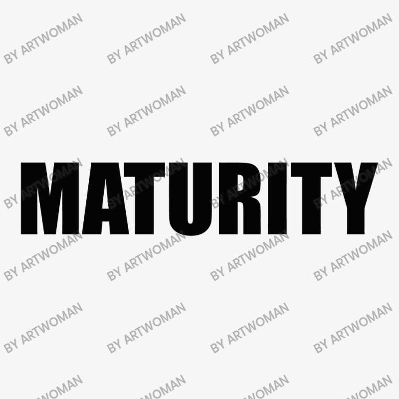 Maturity Premium T Shirt Ladies Fitted T-Shirt by ARTWOMAN | Artistshot