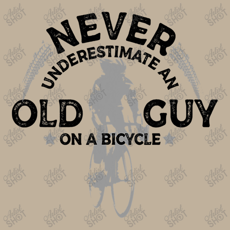 Never Underestimate An Old Guy On A Bicycle Cycling Sun Shade Cap | Artistshot