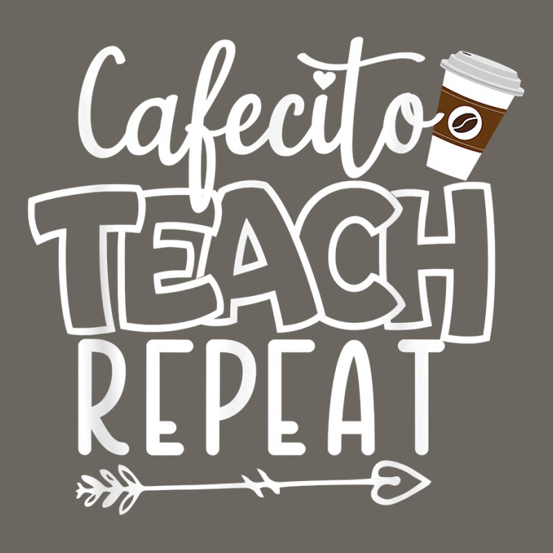 Cafecito Teach Repeat Bilingual Spanish Teacher Bilingue T Shirt Sun Shade Cap by mikidicosmo | Artistshot