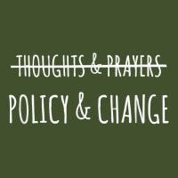 No More Thoughts & Prayers Time For Policy & Change T Shirt Sun Shade Cap | Artistshot