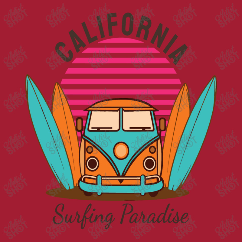 California Surfing Paradise Mesh Back Trucker Hat by difarinasool | Artistshot