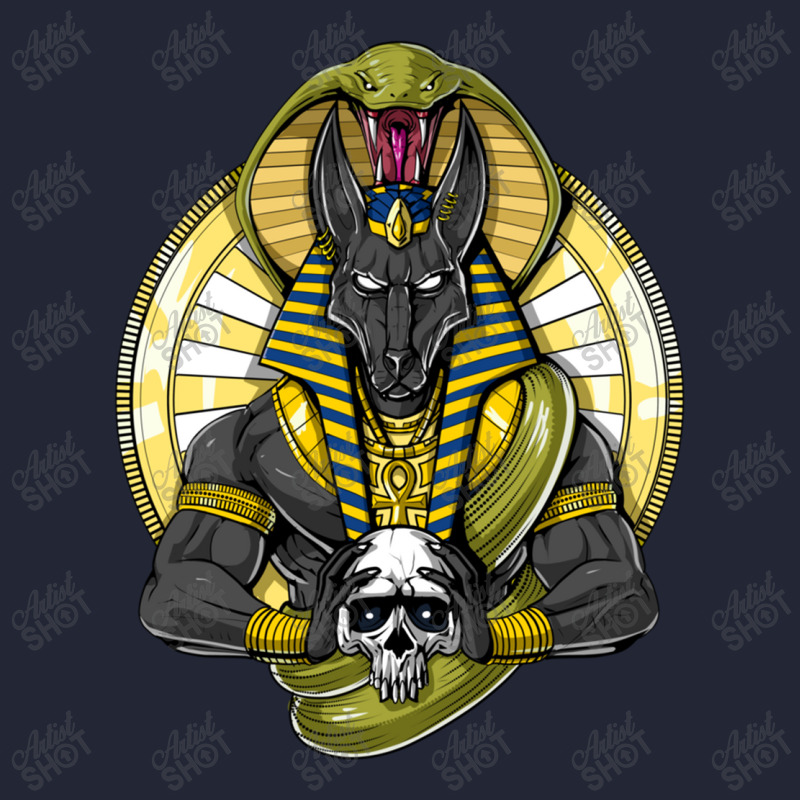 Hippie Egyptian Mythology God Anubis Mesh Back Trucker Hat by criticizematter | Artistshot