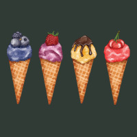 Assorted Ice Cream Cones T  Shirt Assorted Ice Cream Cones Set   Blueb Mesh Back Trucker Hat | Artistshot