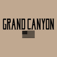 Grand Canyon Us Flag Text Olive Green With Black Print T Shirt Mesh Back Trucker Hat | Artistshot