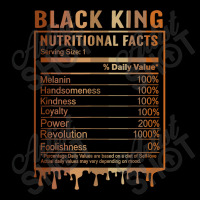 Black King Nutrition Facts Shirt Juneteenth 2022 Melanin Mesh Back Trucker Hat | Artistshot