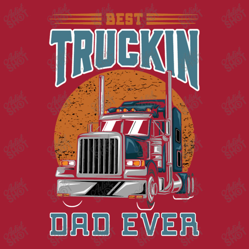 Best Truckin Dad Ever Mesh Back Trucker Hat by qimanariski | Artistshot