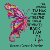 Womens Pink Butterfly I Am The Storm Breast Cancer Warrior T Shirt Tie Dyed Bucket Hat | Artistshot