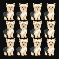 Cute Yorkie Pattern T  Shirt Yorkshire Terrier Cute Pattern T  Shirt Crop Top | Artistshot