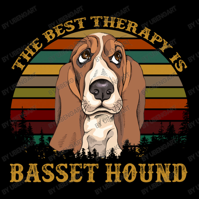 The Best Therapy Is Bassett Hound Dog Youth Jogger by UbengArt | Artistshot