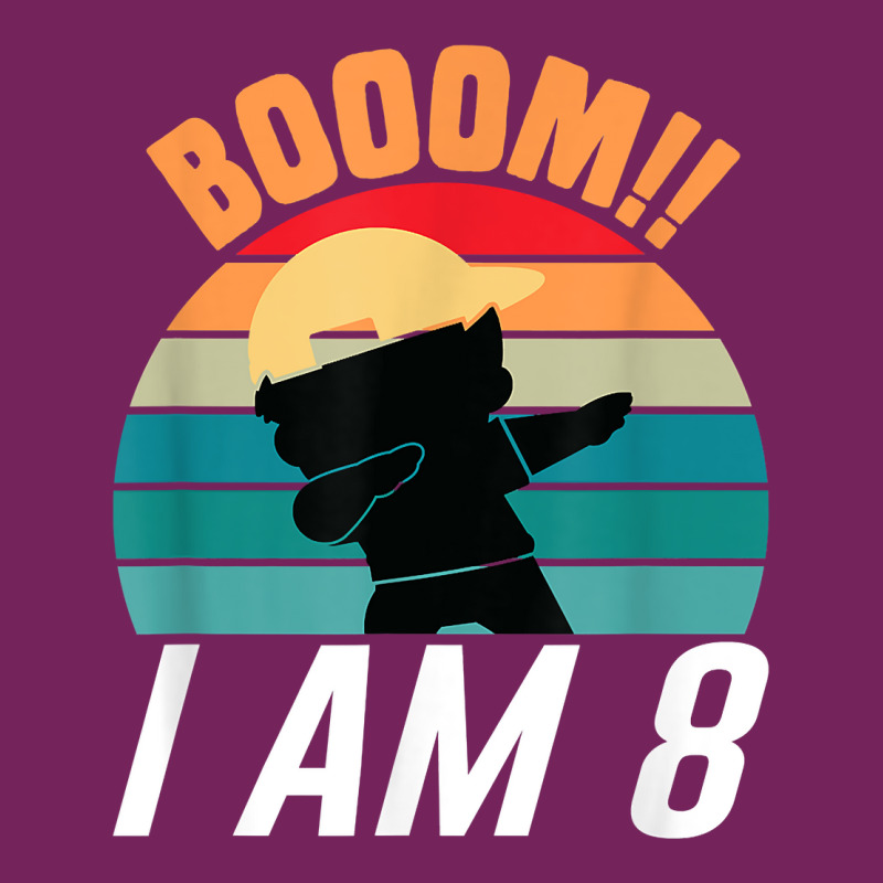 Boom I Am 8 Dabbing Boys 8th Birthday Eight Years T Shirt Tie Dyed Bucket Hat by sosieclaton | Artistshot