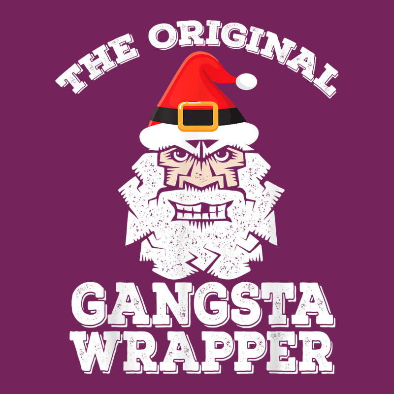 The Original Gangsta Wrapper Shirt Funny Rapper Santa Claus T Shirt Tie Dyed Bucket Hat | Artistshot