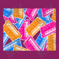 Analog Synthesizer Repeat Pattern Collage Artwork Design Tie Dyed Bucket Hat | Artistshot