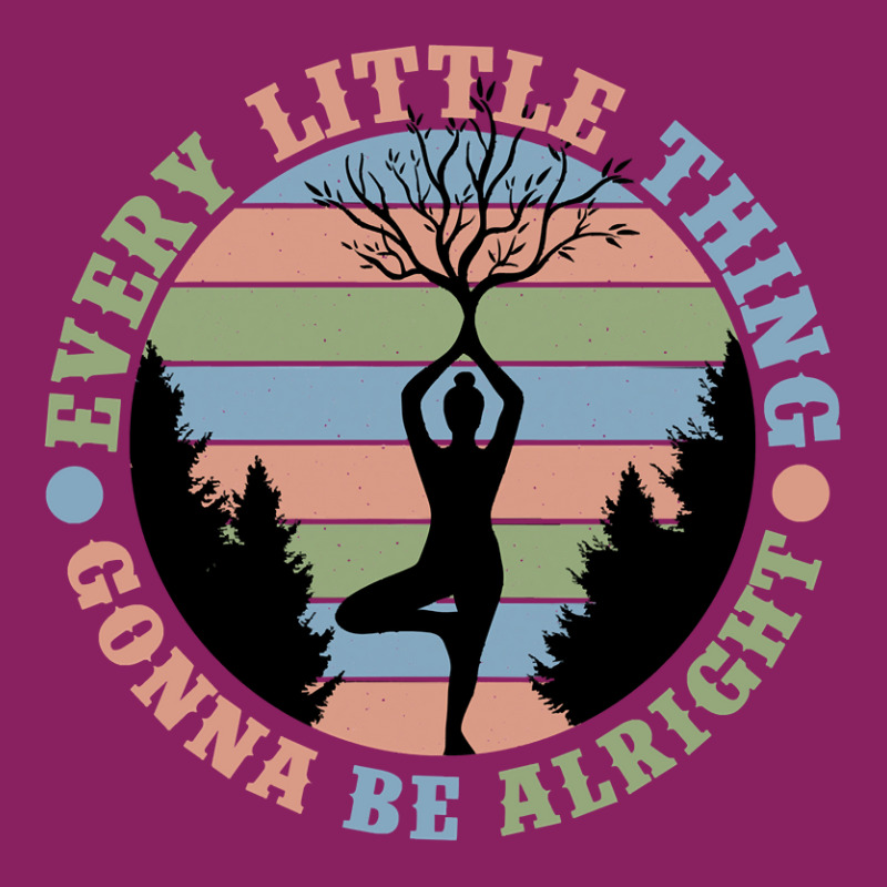 Yoga Fitness Zenevery Little Thing Gonna Be Alright Spiritual And Mind Tie Dyed Bucket Hat | Artistshot