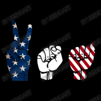 Usa American Flag Asl Sign Language 4th Of July Youth Jogger | Artistshot