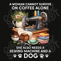 A Woman Cannot Survive On Coffee Alone Scorecard Crop Tee | Artistshot