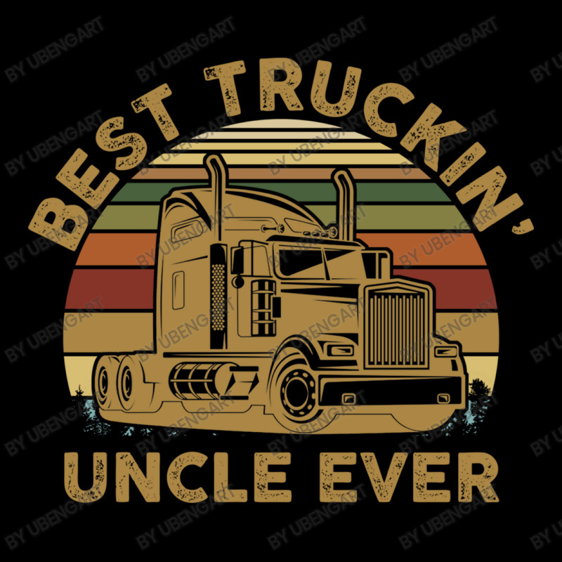 Vintage Best Truckin' Uncle Ever Retro Father's Day Pocket T-Shirt by UbengArt | Artistshot