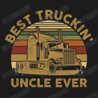 Vintage Best Truckin' Uncle Ever Retro Father's Day Hoodie & Jogger Set | Artistshot