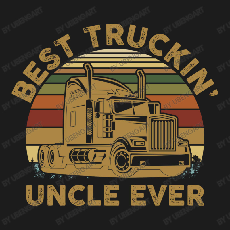 Vintage Best Truckin' Uncle Ever Retro Father's Day Hoodie & Jogger set by UbengArt | Artistshot