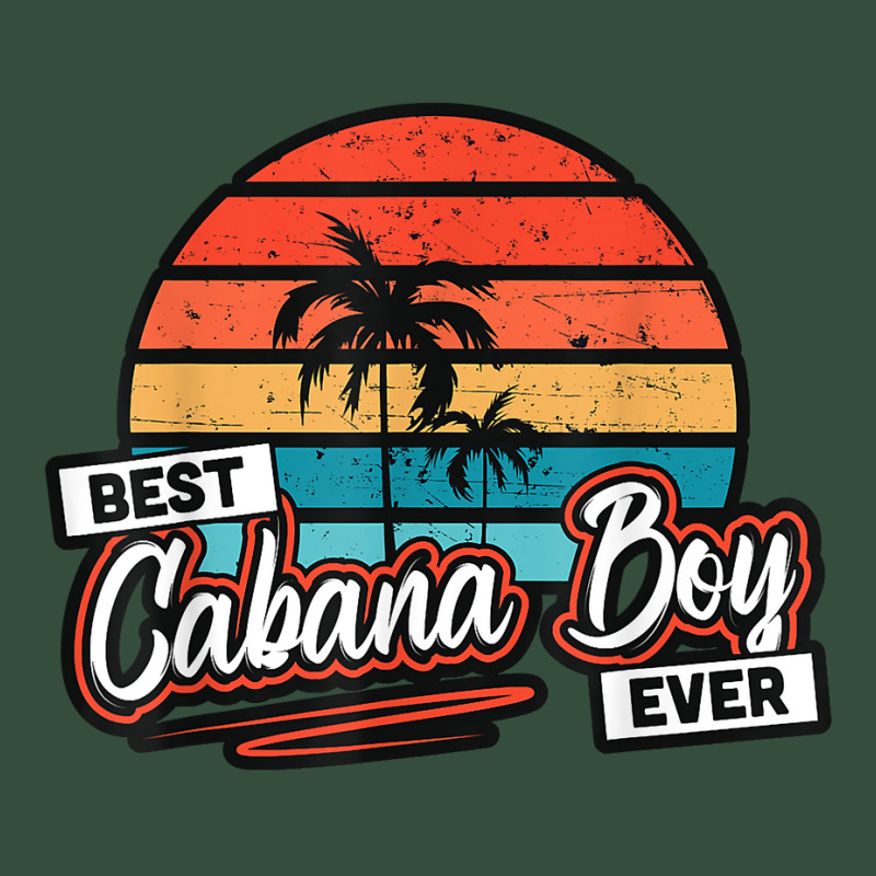 Colorful Sunset Palm Tree Best Cabana Boy Ever Adjustable Baseball Cap by FrancesTiffany | Artistshot