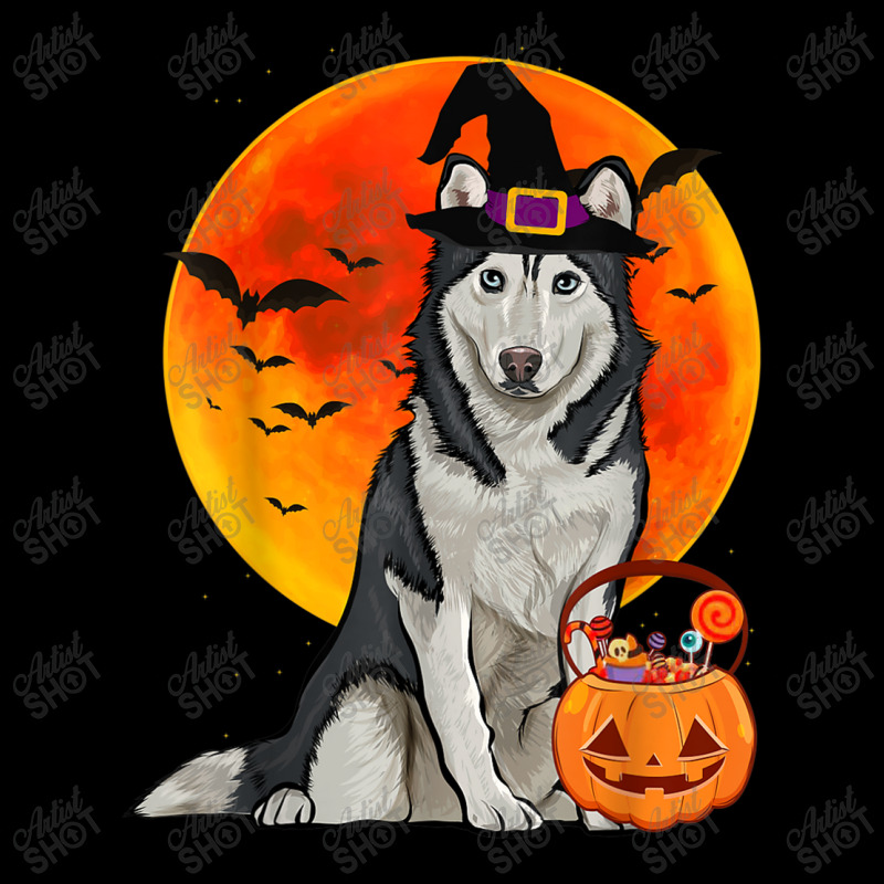 Dog Halloween Siberian Husky Jack O Lantern Pumpkin Dyed Cap by Brynlee-Everett | Artistshot