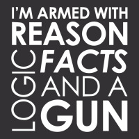 I'm Armed With Reason Logic Facts And A Cop Vintage Short | Artistshot