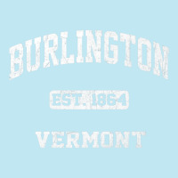 Burlington Vermont Vt Vintage State Athletic Style Premium T Shirt Urban Heavy T-shirt | Artistshot