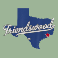 Friendswood Texas Tx Map Urban Heavy T-shirt | Artistshot