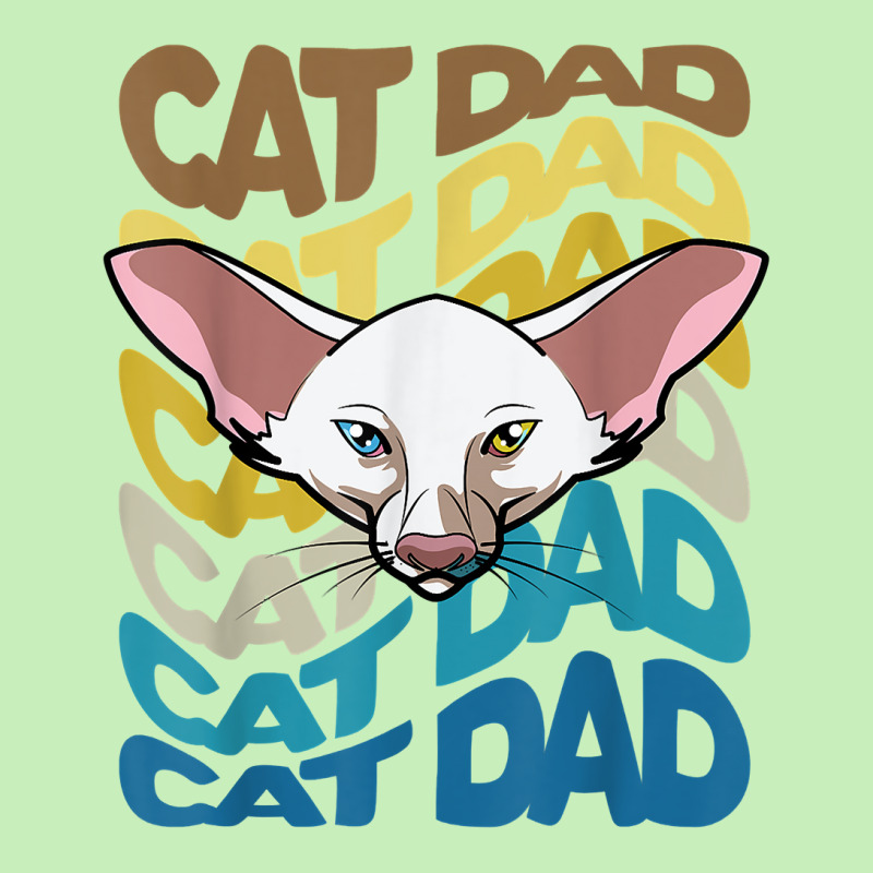 Mens Funny Cute Oriental Shorthair Cat Dad, Retro Vintage Cat T Shirt Urban Heavy T-shirt | Artistshot