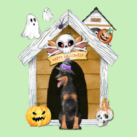 Funny Halloween Dobermann Dog T  Shirt Halloween Dobermann Dog Witch H Urban Pullover Hoodie | Artistshot