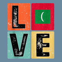 Vintage Retro I Love Maldives Flag For Maldivian Pride Gift Tank Top Urban Pullover Hoodie | Artistshot