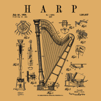 Harp Vintage Patent Harpist Drawing Print T Shirt Urban Pullover Hoodie | Artistshot