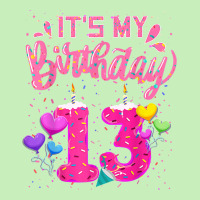 It's My 13th Birthday Doughnut Happy 13 Years Old Girl Kids Urban Pullover Hoodie | Artistshot