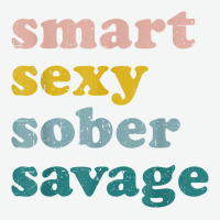 Retro Vintage Smart Sexy Sober Savage Recovery Urban Pullover Hoodie | Artistshot