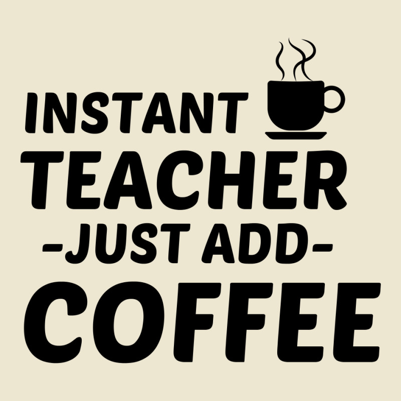 Teacher Instant Just Add Coffee Cropped Hoodie by Perfect Designers | Artistshot