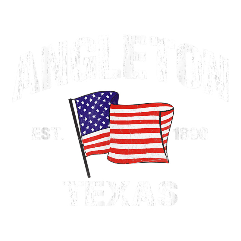 Angleton Texas Tx Usa Stars & Stripes Vintage Style Bomber Jacket by LeonelSalas | Artistshot