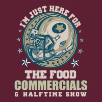 Football Just Here For Food Commercials Halftime Show Beanie | Artistshot