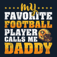 Mens My Favorite Football Player Calls Me Daddy Fathers Day Beanie | Artistshot