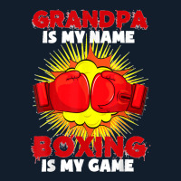 Grandpa Is My Name Boxing Is My Game Sport Fighting Boxer Beanie | Artistshot