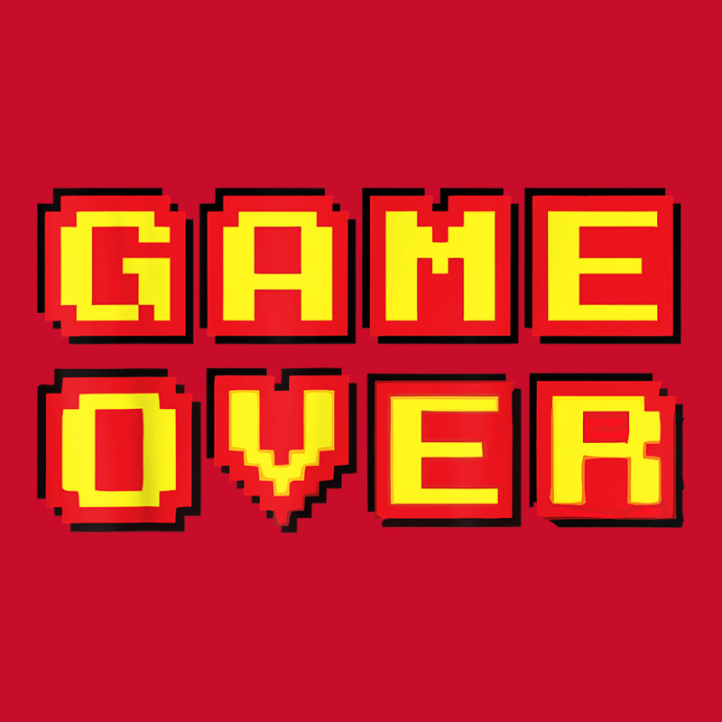 Game Over Vintage Retro Video Games Gaming Gift Arcade T Shirt Visor hat by gehriglyssy | Artistshot