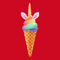 Rainbow Unicorn Ice Cream Cone T  Shirt Rainbow Unicorn Ice Cream Cone Pom Pom Beanie | Artistshot