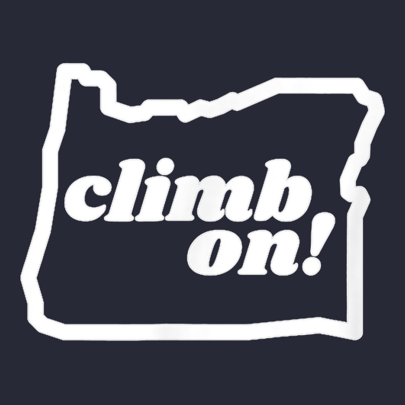 Oregon Climb On! Rock Climbing Bouldering T Shirt Pom Pom Beanie | Artistshot