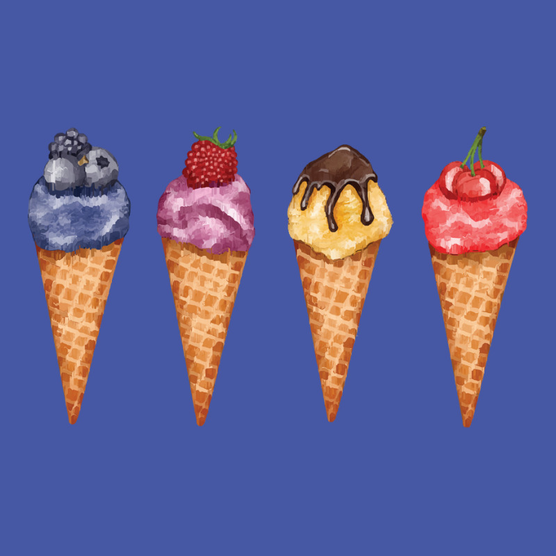 Assorted Ice Cream Cones T  Shirt Assorted Ice Cream Cones Set   Blueb Pom Pom Beanie by thymeartiste | Artistshot