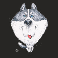 Husky T  Shirt Siberian Husky Dog T  Shirt Ladies Fitted T-shirt | Artistshot