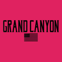 Grand Canyon Us Flag Text Olive Green With Black Print T Shirt Pom Pom Beanie | Artistshot