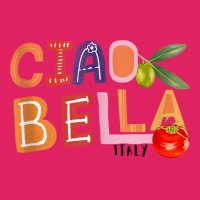 Funny Ciao Bella Saying Italy Garden For Italian Foods Lover Tank Top Pom Pom Beanie | Artistshot