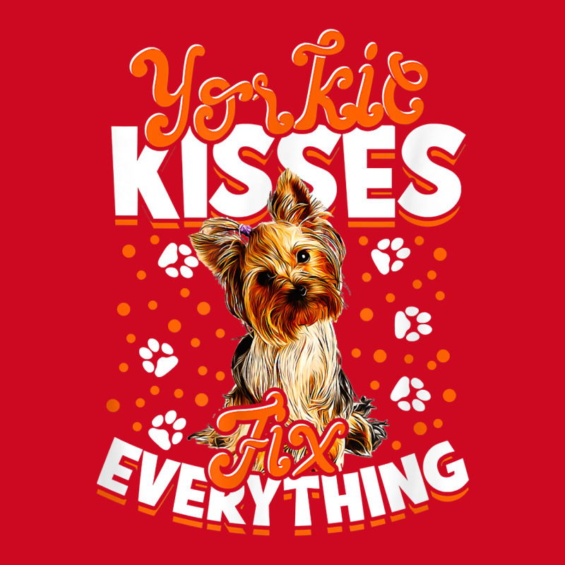 Yorkie Kisses Fix Everything   Yorkshire Terrier T Shirt Pom Pom Beanie by haylesfshiltsxd1 | Artistshot