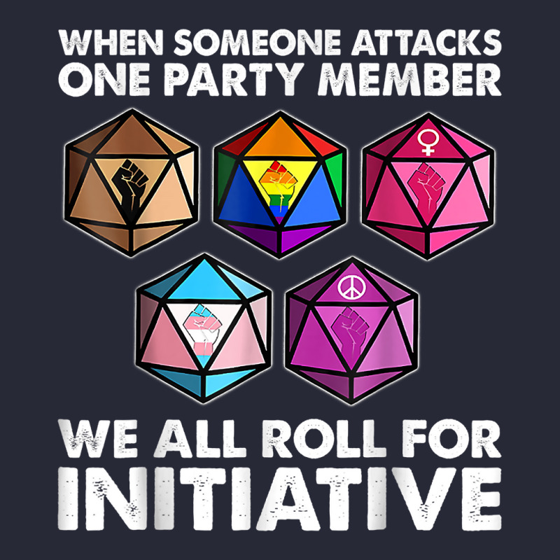 When Someone Attacks One Party Member We Roll For Initiative T Shirt Pom Pom Beanie by annalyneplacencia | Artistshot