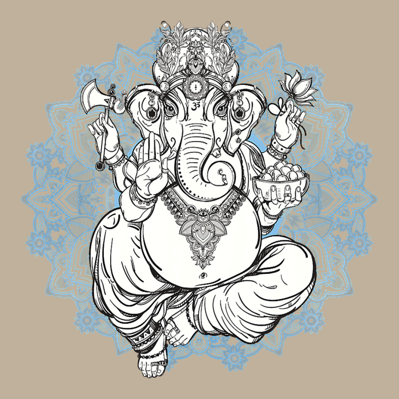 Hindu Elephant God Ganesha Tshirt   Oriental India Henna Tee Sun Shade Cap | Artistshot