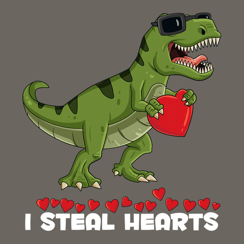 I Steal Hearts Tshirt Valentines Day Dinosaur Boys Kid (16) Sun Shade Cap | Artistshot