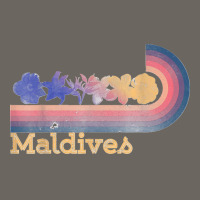 Retro Maldives Tropical Flowers 80's Style Surfing T Shirt Sun Shade Cap | Artistshot